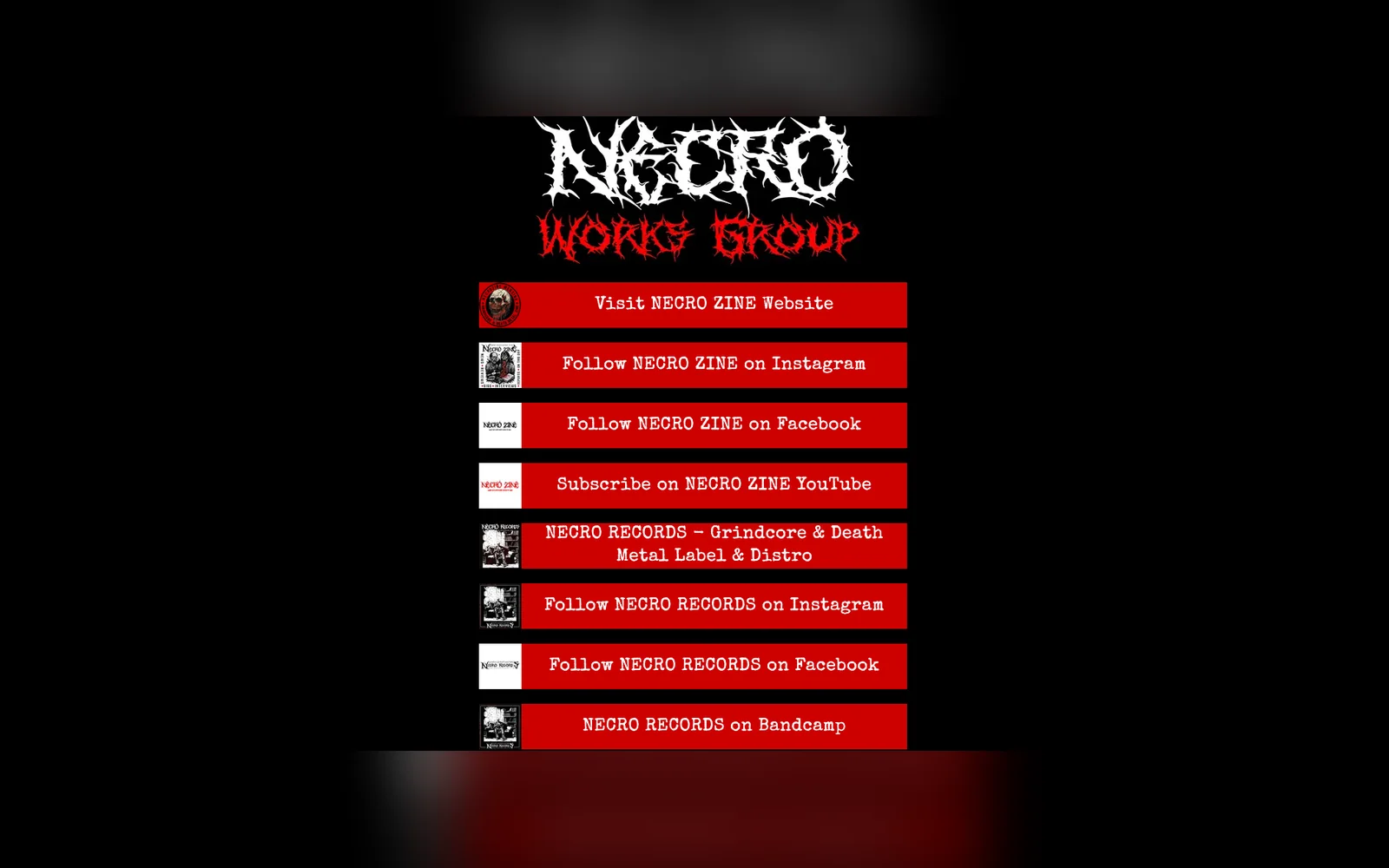 Necro Works Group website project